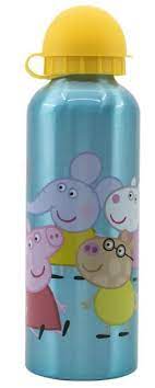 botella cantimplora aluminio peppa pig